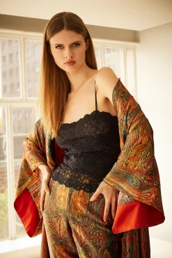 Natori Camis|Pajama Tops-Rose Parfait Allover Lace Cami