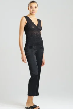 Natori Camis|Pajama Tops-Rose Parfait Allover Lace Tank