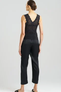 Natori Camis|Pajama Tops-Rose Parfait Allover Lace Tank