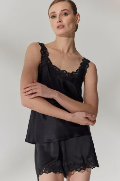 Natori Camis|Pajama Tops-Rose Parfait Lace Cami