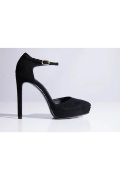 Natori Pumps-Sae Suede Square Toe Platform Pump