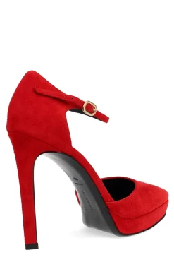 Natori Pumps-Sae Suede Square Toe Platform Pump