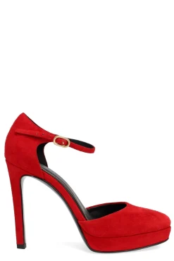 Natori Pumps-Sae Suede Square Toe Platform Pump