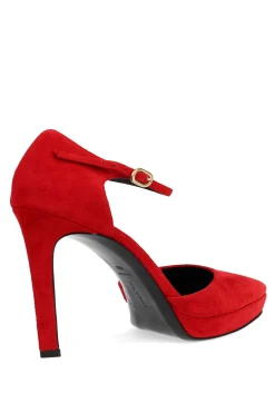 Natori Pumps-Sae Suede Square Toe Platform Pump