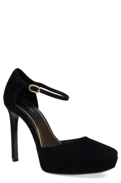 Natori Pumps-Sae Suede Square Toe Platform Pump