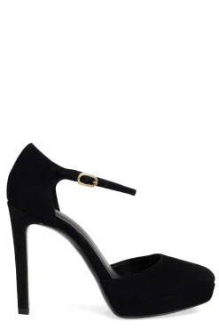 Natori Pumps-Sae Suede Square Toe Platform Pump