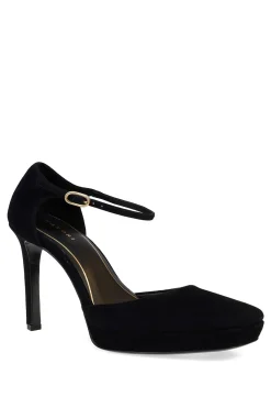 Natori Pumps-Sae Suede Square Toe Platform Pump
