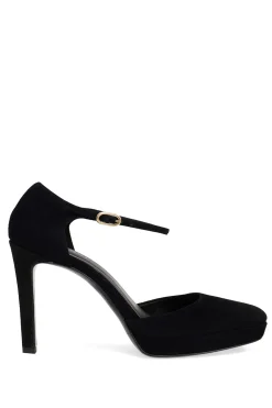 Natori Pumps-Sae Suede Square Toe Platform Pump