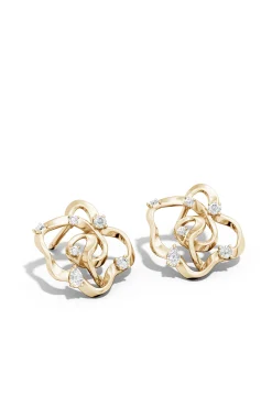 Natori Earrings|Sakura-Sakura 14k Scattered Diamond Stud Earrings