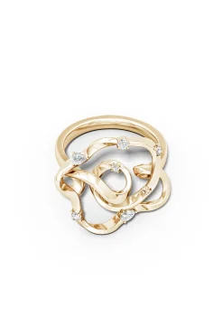 Natori Rings|Sakura-Sakura 14k Scattered Diamond Ring