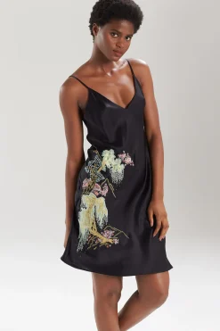 Natori Chemises-Sansui Embroidered Silk Chemise