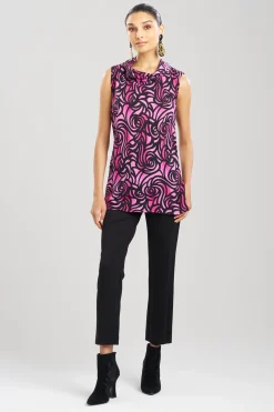 Natori Tops, Shirts & Tunics-Scroll Cowl Neck Top