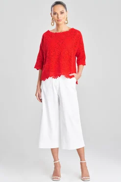 Natori Tops, Shirts & Tunics-Scroll Guipure Lace Top