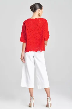 Natori Tops, Shirts & Tunics-Scroll Guipure Lace Top