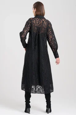 Natori Dresses-Scroll Lace Oversized Dress