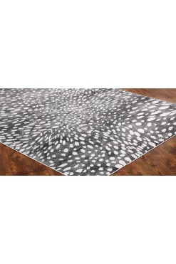 Natori Rugs-Serengeti- Charcoal Spotted Rug