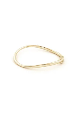 Natori Bracelets|Shangri-La-Shangri-La Brushstroke 14K Gold Bracelet