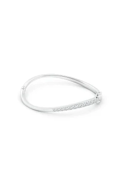 Natori Bracelets|Shangri-La-Shangri-La Brushstroke 14K Gold And Diamond Half Bracelet