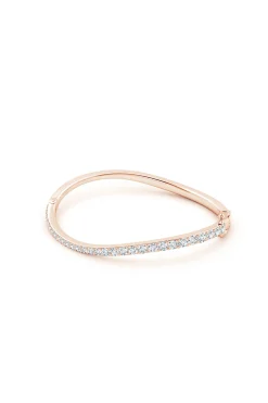 Natori Bracelets|Shangri-La-Shangri-La Brushstroke 14K Gold And Diamond Full Bracelet