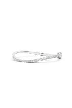 Natori Bracelets|Shangri-La-Shangri-La Brushstroke 14K Gold And Diamond Full Bracelet