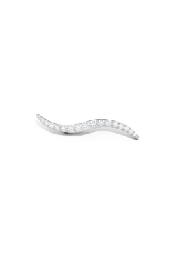 Natori Brooches|Shangri-La-Shangri-La Brushstroke 14k Gold And Diamond Brooch