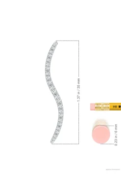 Natori Necklaces|Shangri-La-Shangri-La Brushstroke 14k Gold And Diamond Medium Pendant Necklace