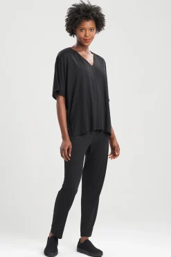 Natori Plus Sizes|Pajama Sets-Shangri-La Caftan PJ