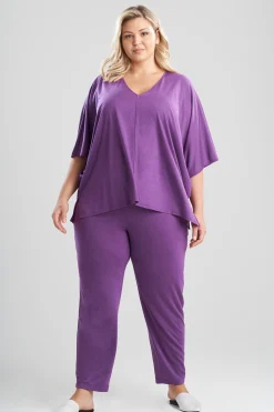 Natori Plus Sizes|Pajama Sets-Shangri-La Caftan PJ