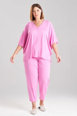Natori Plus Sizes|Pajama Sets-Shangri-La Caftan PJ