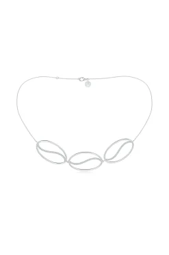 Natori Necklaces|Shangri-La-Shangri-La Elliptical Yin-Yang 14K Gold And Diamond Trio Necklace