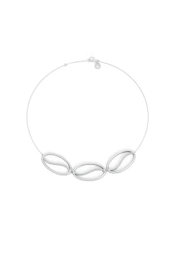 Natori Necklaces|Shangri-La-Shangri-La Elliptical Yin-Yang 14K Gold And Diamond Trio Necklace