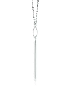 Natori Necklaces|Shangri-La-Shangri-La Elliptical Yin-Yang 14K Gold And Diamond Pendant Necklace