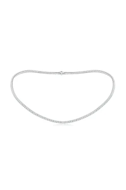 Natori Necklaces|Shangri-La-Shangri-La 14K Gold And Diamond Prong Set Tennis Necklace