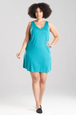 Natori Chemises-Shangri-La TENCEL™ V-Neck Chemise