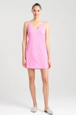 Natori Chemises-Shangri-La TENCEL™ V-Neck Chemise