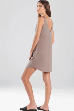Natori Chemises-Shangri-La TENCEL™ V-Neck Chemise