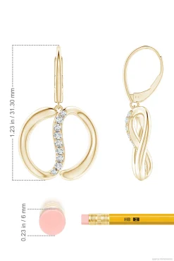 Natori Earrings|Shangri-La-Shangri-La Yin-Yang 14K Gold And Diamond Dangle Earrings