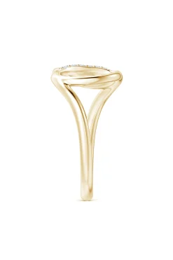 Natori Rings|Shangri-La-Shangri-La Yin-Yang 14K Gold And Diamond Bypass Ring