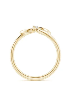 Natori Rings|Shangri-La-Shangri-La Yin-Yang 14K Gold And Diamond Bypass Ring