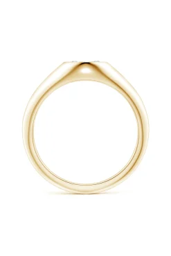 Natori Rings|Shangri-La-Shangri-La Yin-Yang 14K Gold And Diamond Signet Ring