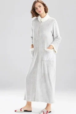 Natori Caftans|Loungers-Sherpa Zip Caftan
