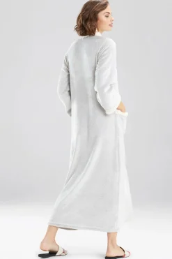 Natori Caftans|Loungers-Sherpa Zip Caftan