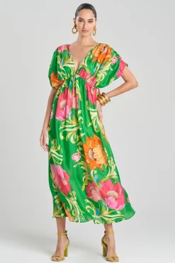 Natori Dresses|Wedding Guest Dresses-Shinjo Obi Silk Kimono Dress