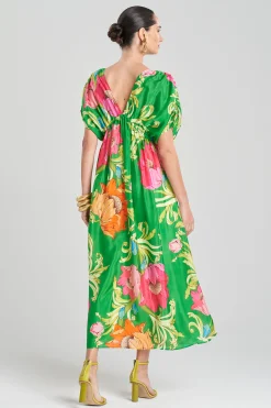 Natori Dresses|Wedding Guest Dresses-Shinjo Obi Silk Kimono Dress