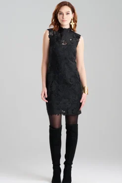Natori Dresses-Shinrin Lace Sheath Dress