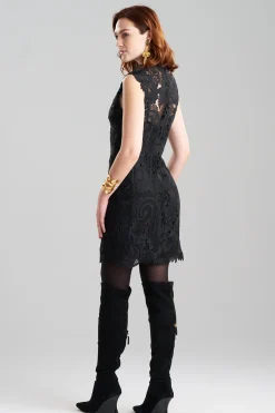 Natori Dresses-Shinrin Lace Sheath Dress