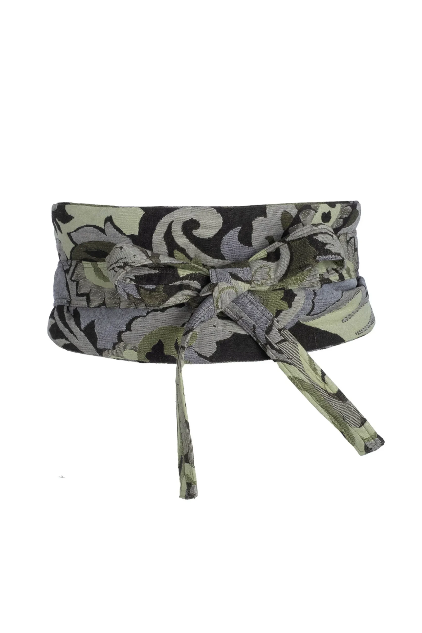 Natori Belts-Shinrin Paisley Jacquard Obi Belt