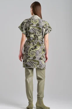 Natori Jackets & Outerwear-Shinrin Paisley Jacquard Poncho Wrap