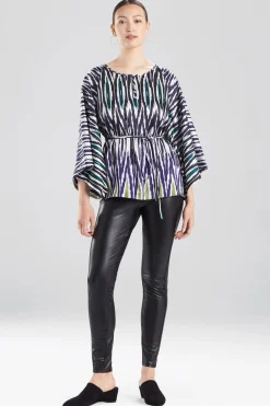 Natori Tops, Shirts & Tunics-Shirin-Ombre Satin Butterfly Blouse