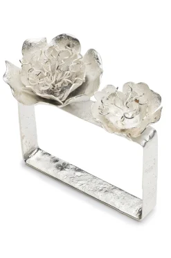 Natori Bracelets-Silver Plated Brass Peony Bracelet